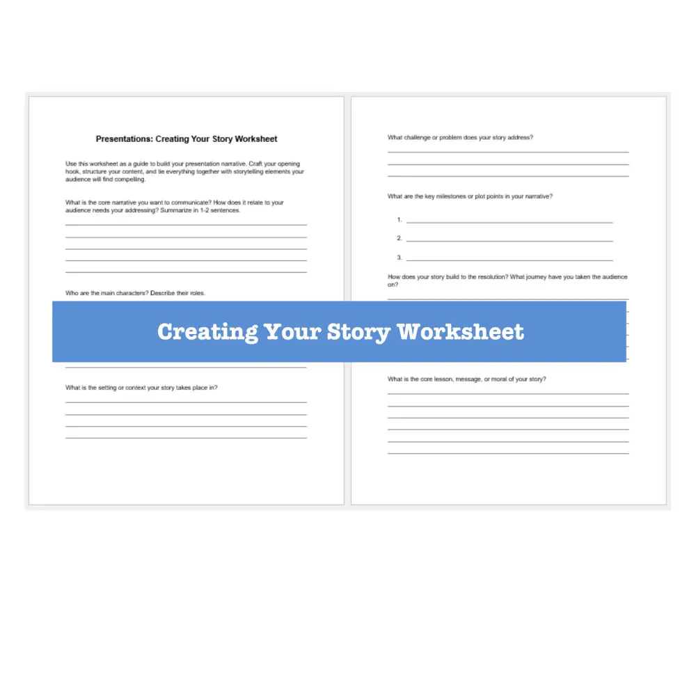 Creating Thought - Provoking Actionable Presentations Templates + Guide Business