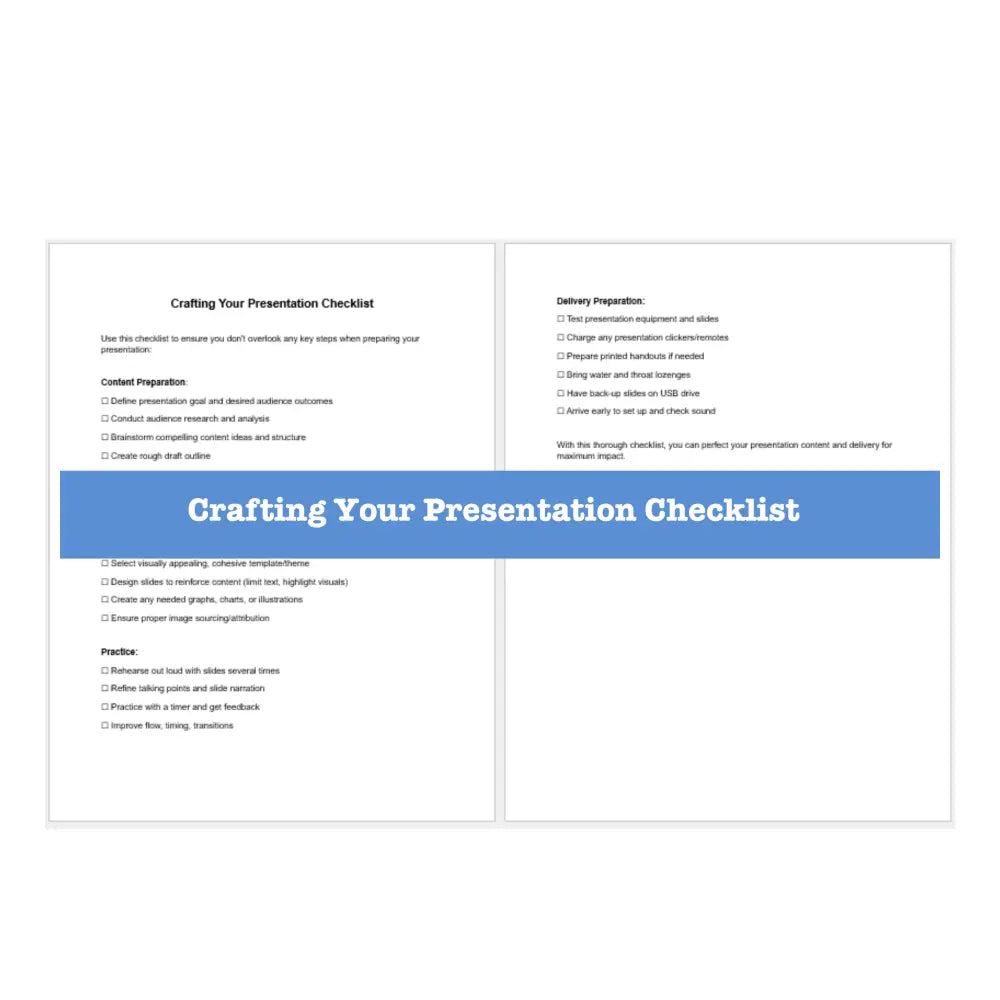Creating Thought - Provoking Actionable Presentations Templates + Guide Business