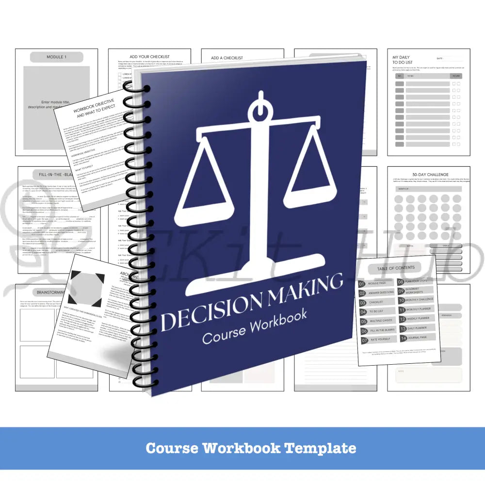 course creation template