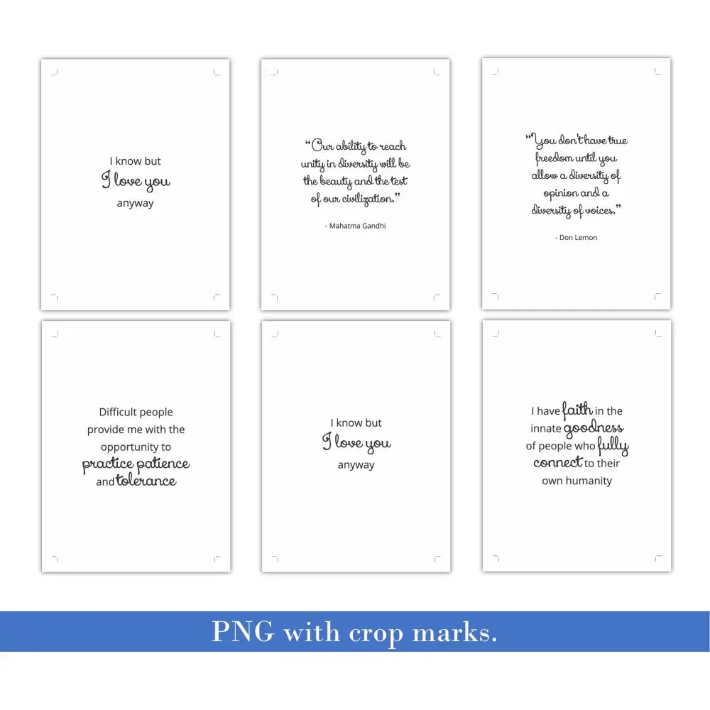 36-Diversity Quote - Plr Card Deck Leadership Templates