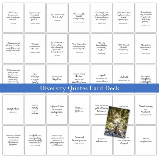 36-Diversity Quote - Plr Card Deck Leadership Templates