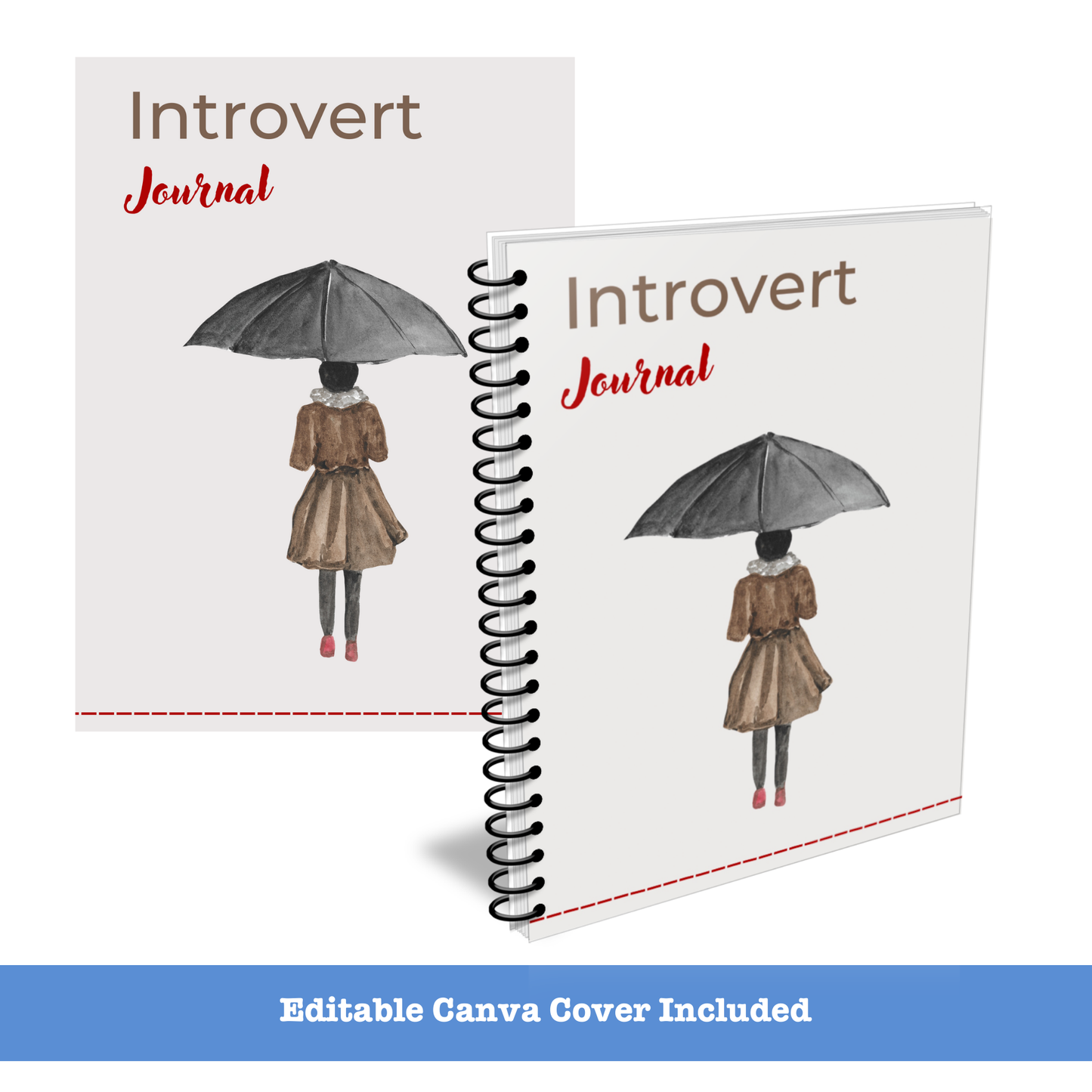 Introvert - Printable Canva PLR Journal