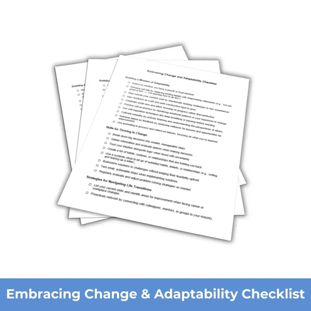 Embracing Change & Adaptability - A Better Me PLR Course PLR Reports