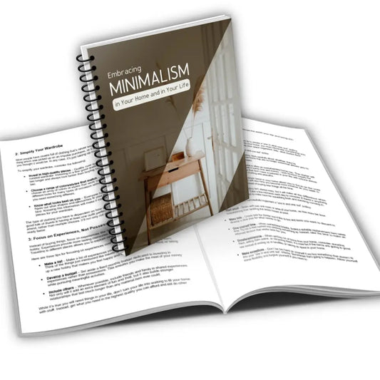 Embracing Minimalism in Your Life PLR