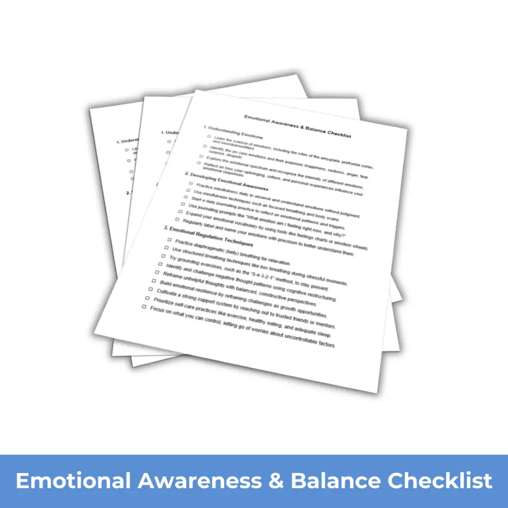 Emotional Awareness & Balance - A Better Me PLR Course PLR Reports