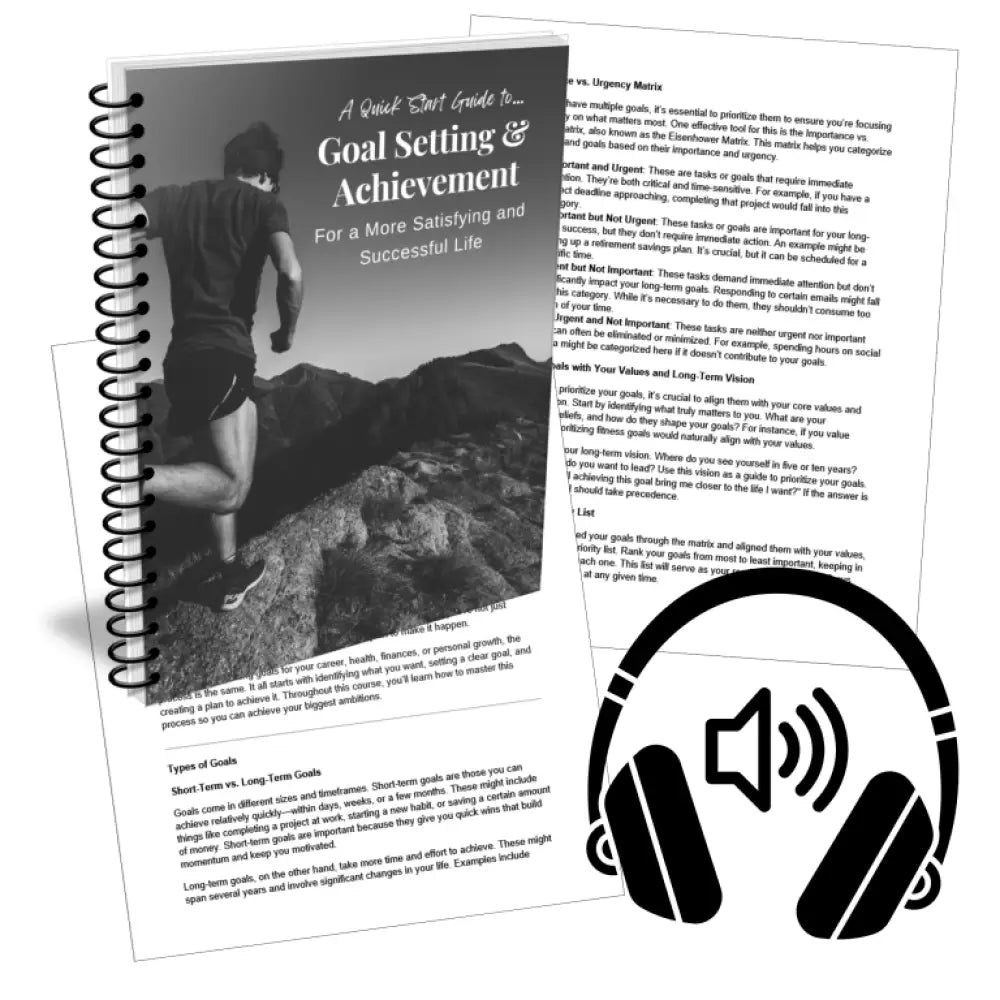 Goal Setting and Achievement Plr Course Reports