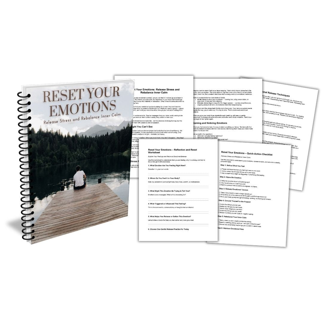 Reset Your Emotions: Release Stress and Rebalance Inner Calm PLR Pack