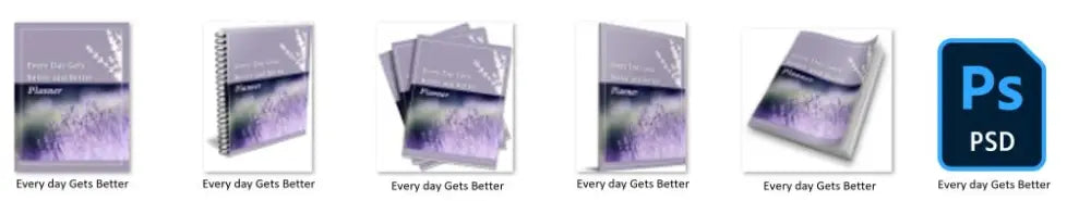 Every Day Gets Better 365-Day Printable Planner Plr Planners