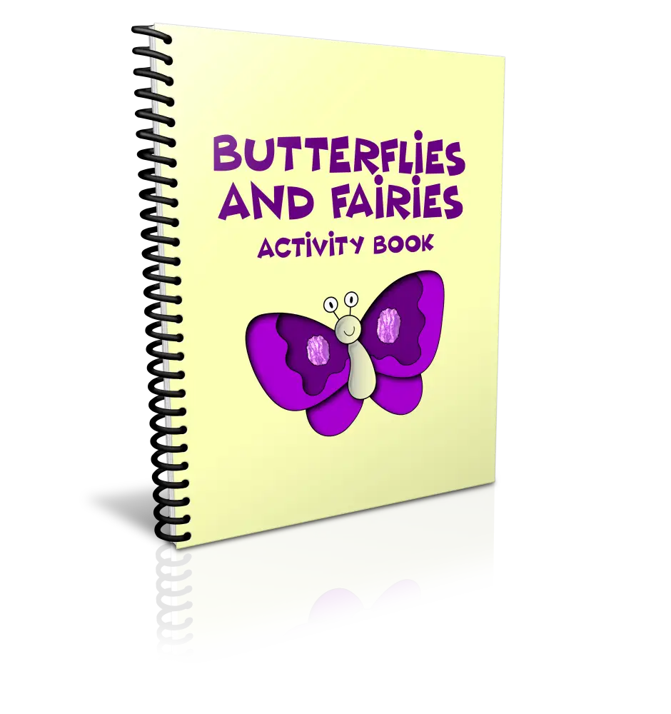 ’Fairies & Butterflies’ Kid’s Workbook - Plr Printable Journals