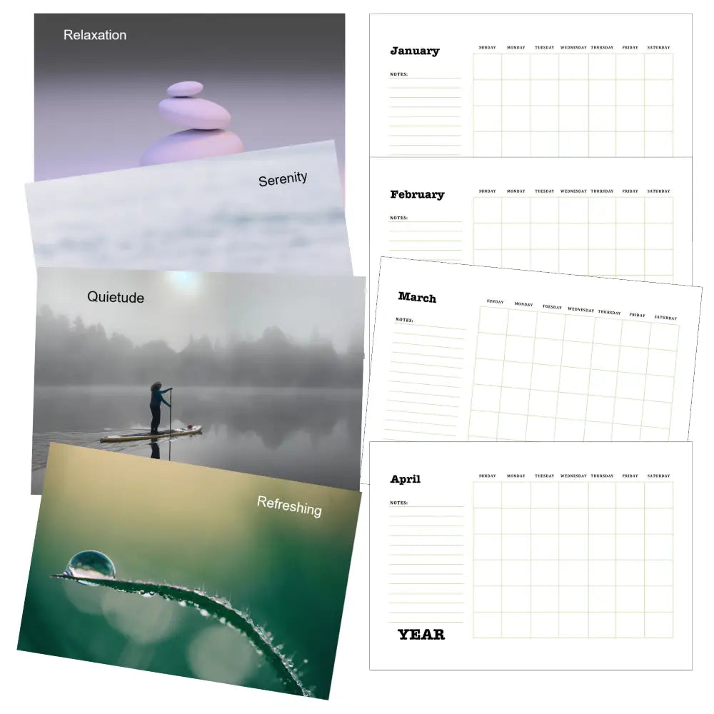 Finding Balance Calendar PLR Finding Balance Calendar PLR