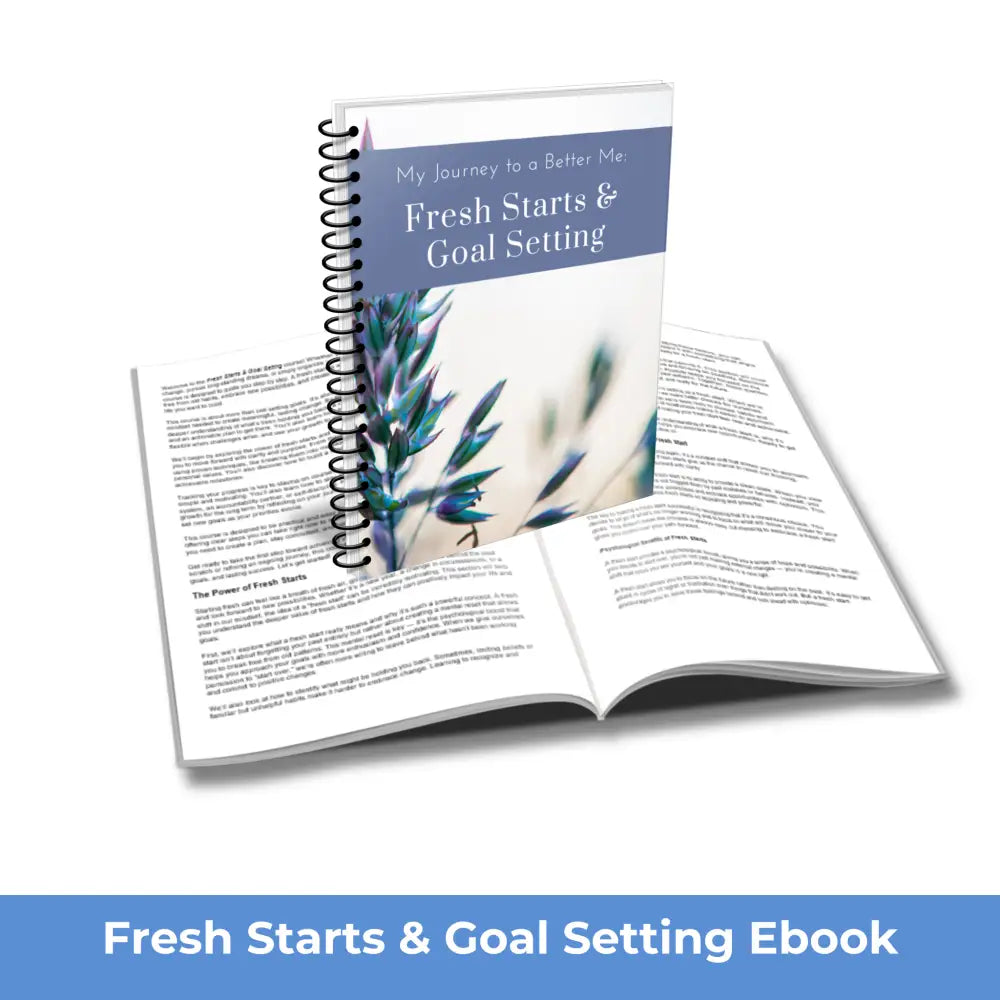 Fresh Starts & Goal Setting - A Better Me PLR Course PLR Reports