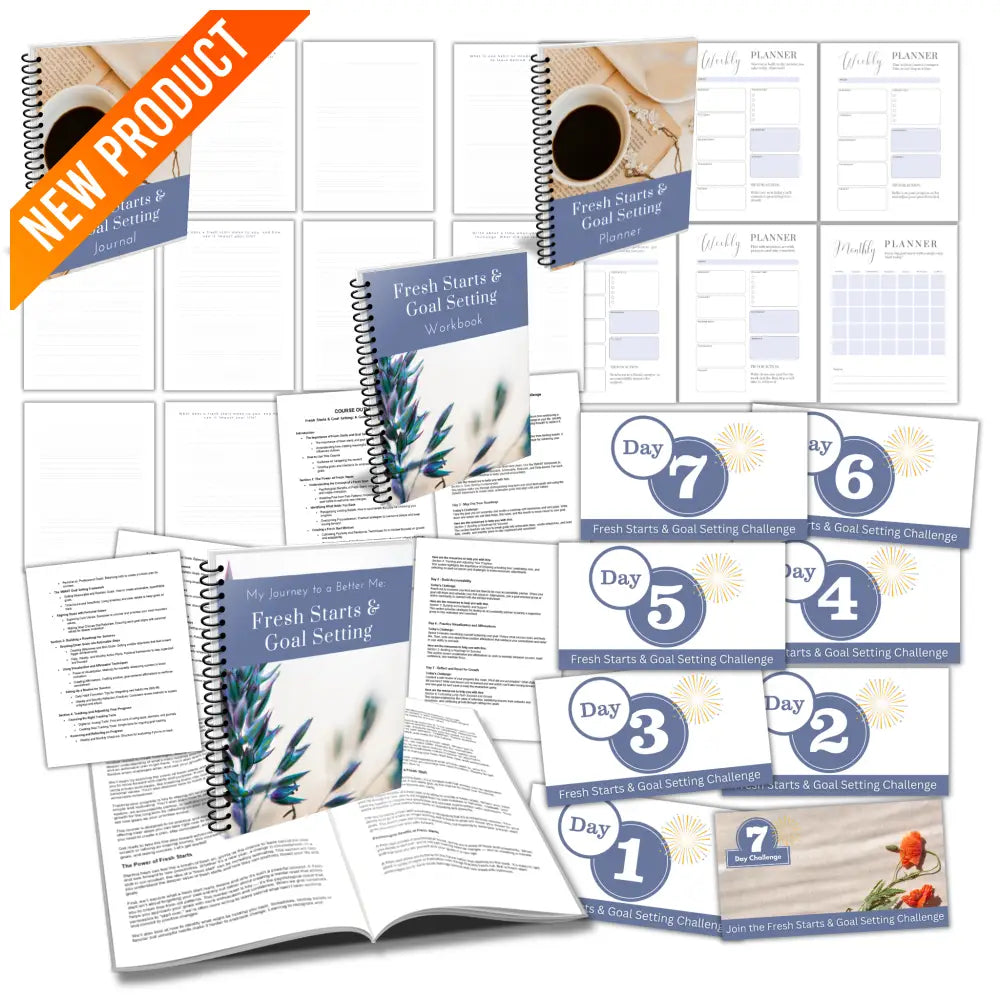 Fresh Starts & Goal Setting - A Better Me PLR Course PLR Reports