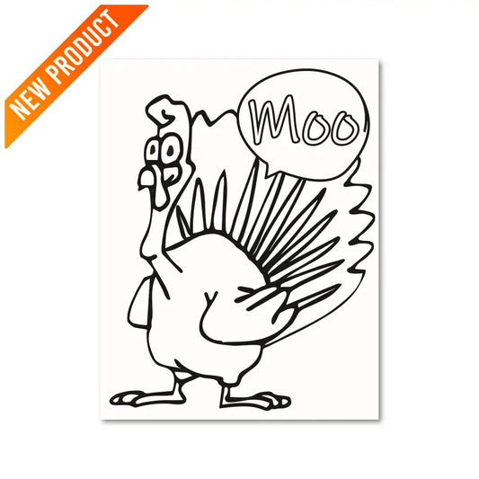 ’Funny Turkey’ Plr Coloring Page Pages