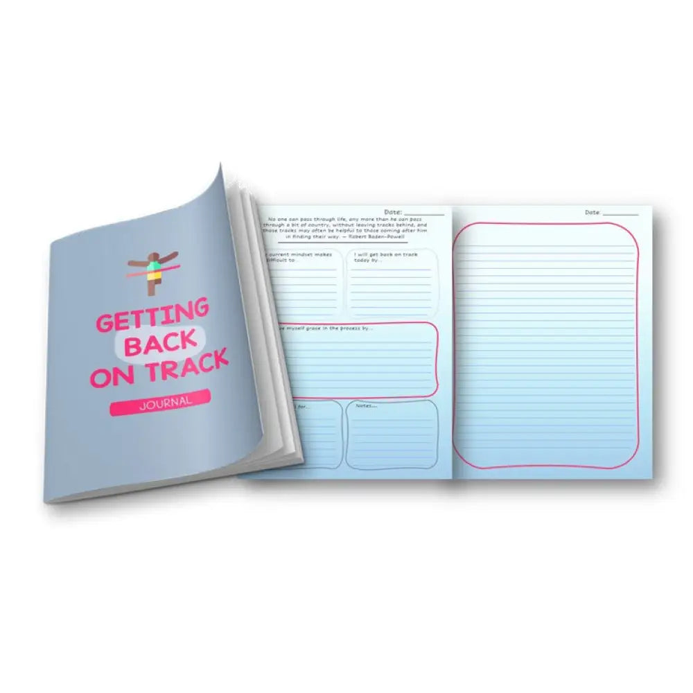 Getting Back On Track Printable Journal Plr Journals