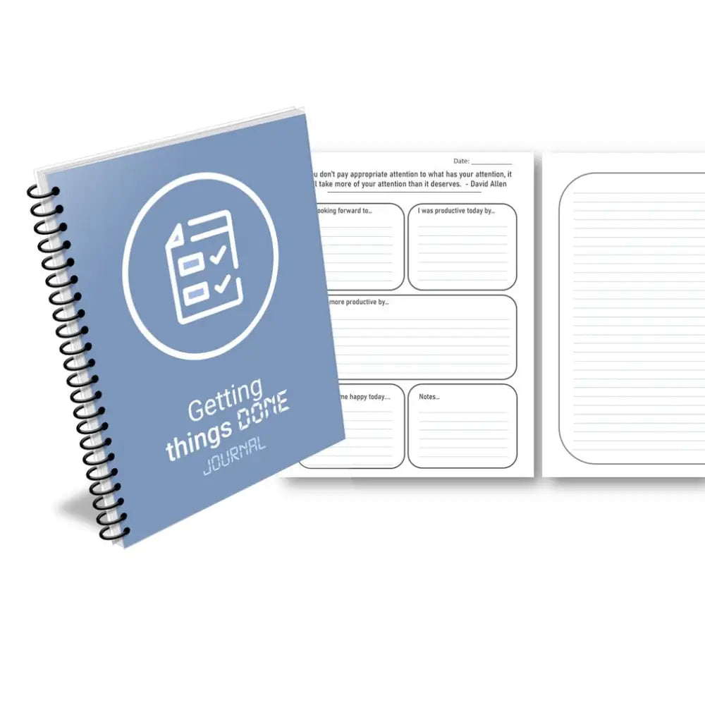 getting things done plr journal