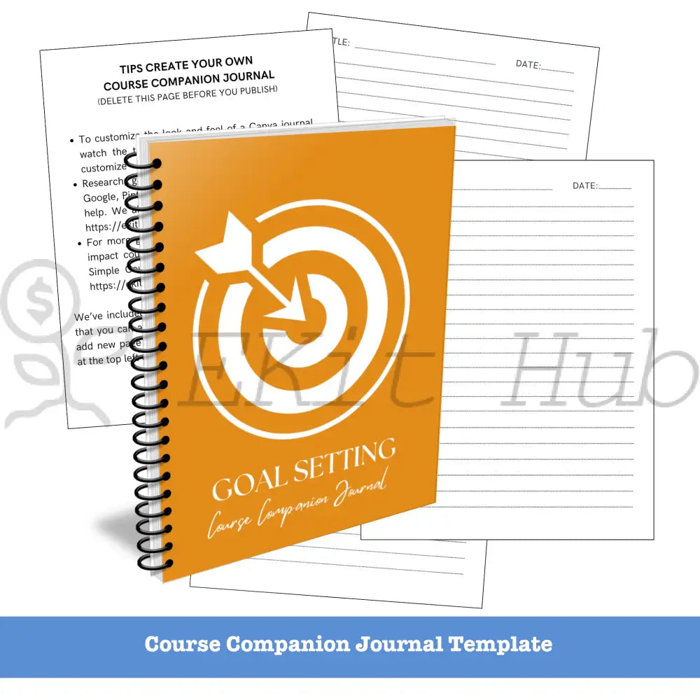 Goal Setting Niche Course Template Pack Create A Course Quick Guide