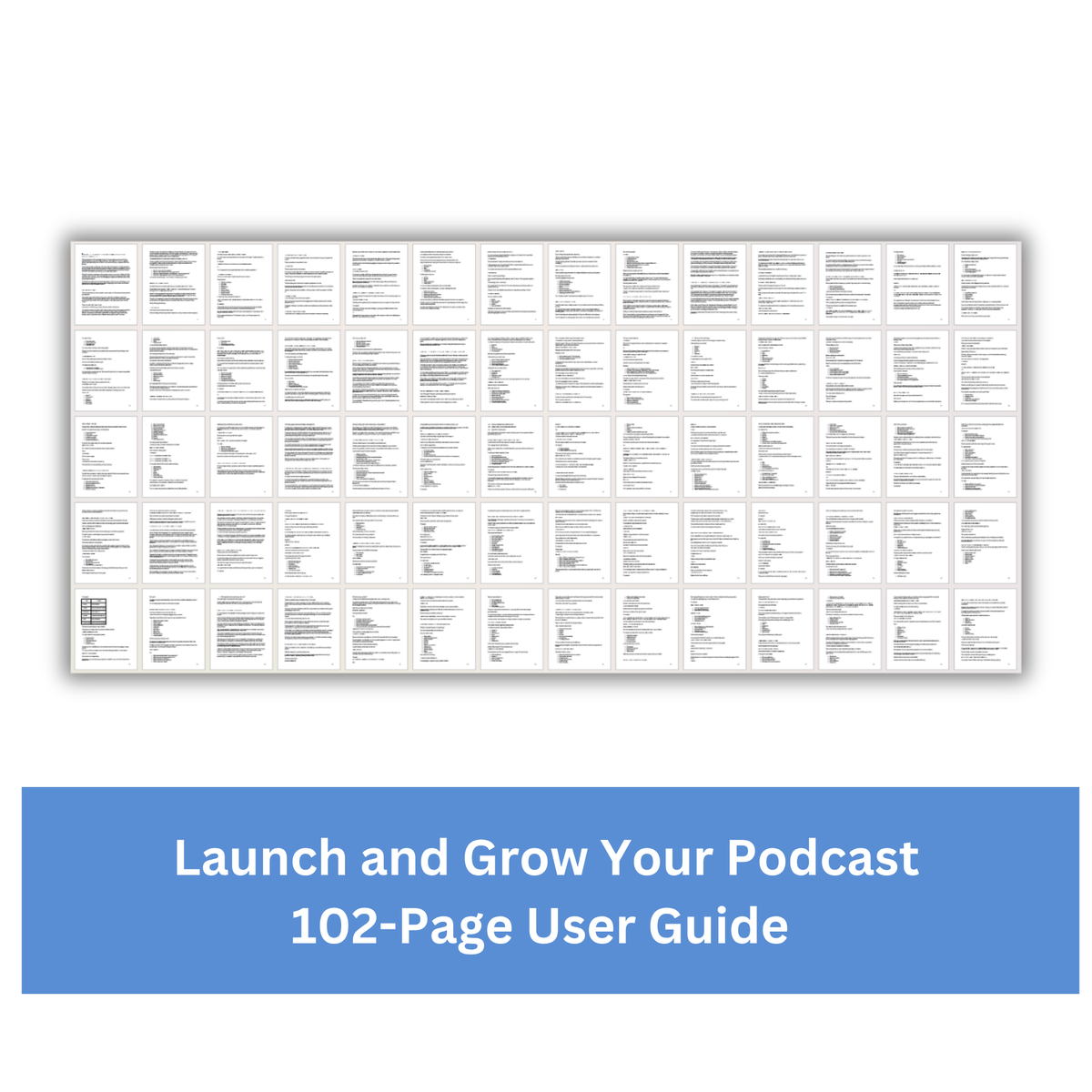 Launch and Grow Your Podcast Guide + Templates