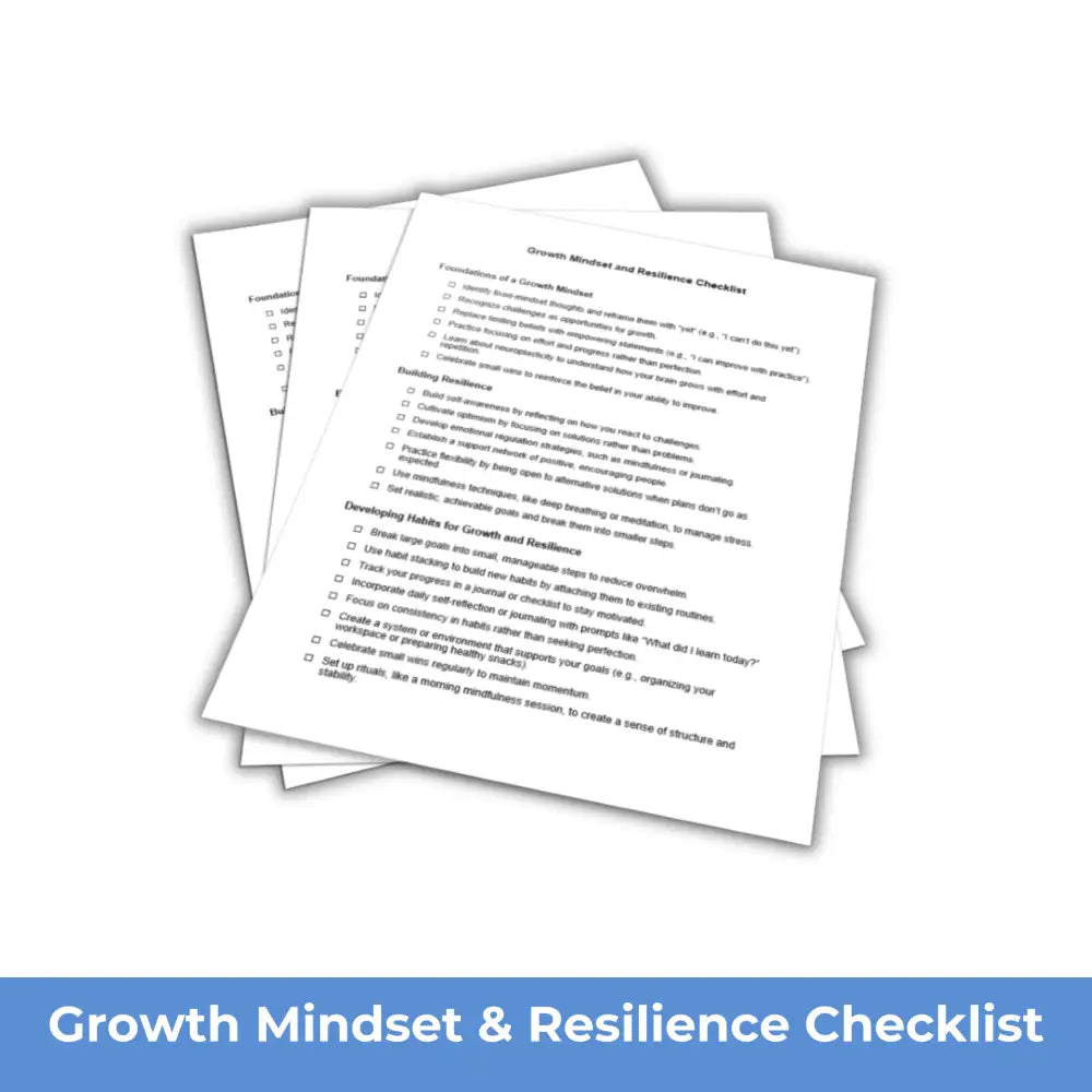 Growth Mindset & Resilience - A Better Me PLR Course PLR Reports