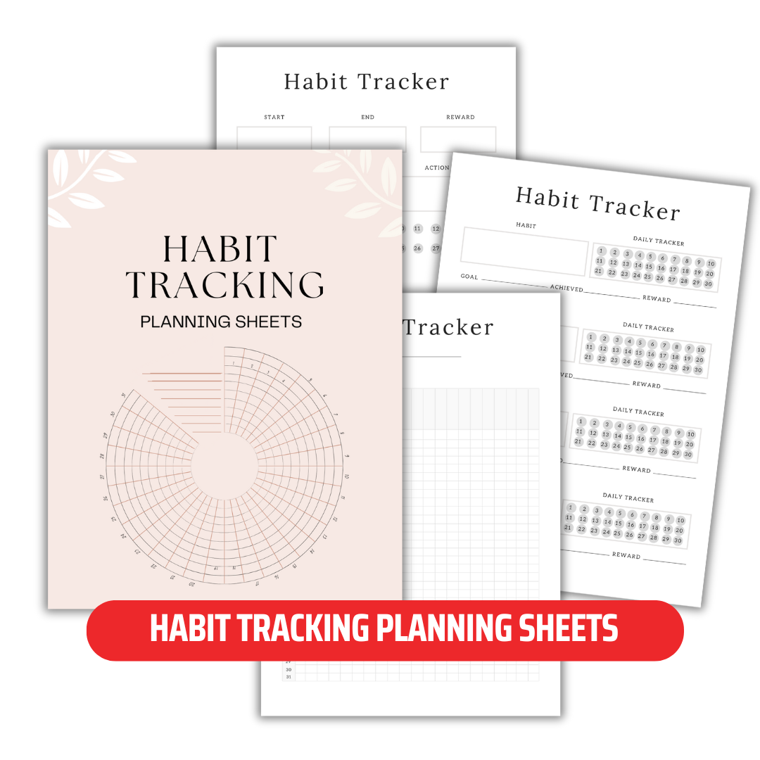 Habit Tracking Planning Sheets