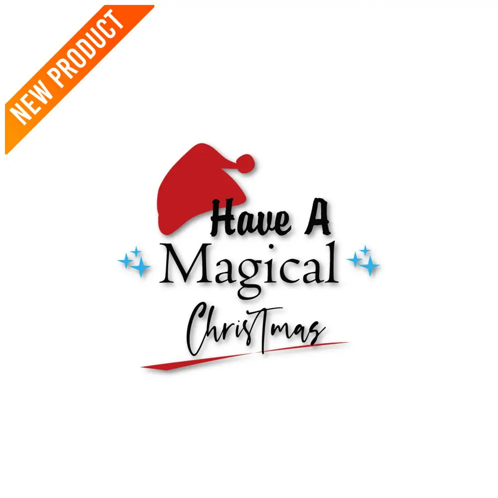 ’Have A Magical Christmas’ Holiday Plr Poster Graphic Printable Graphics