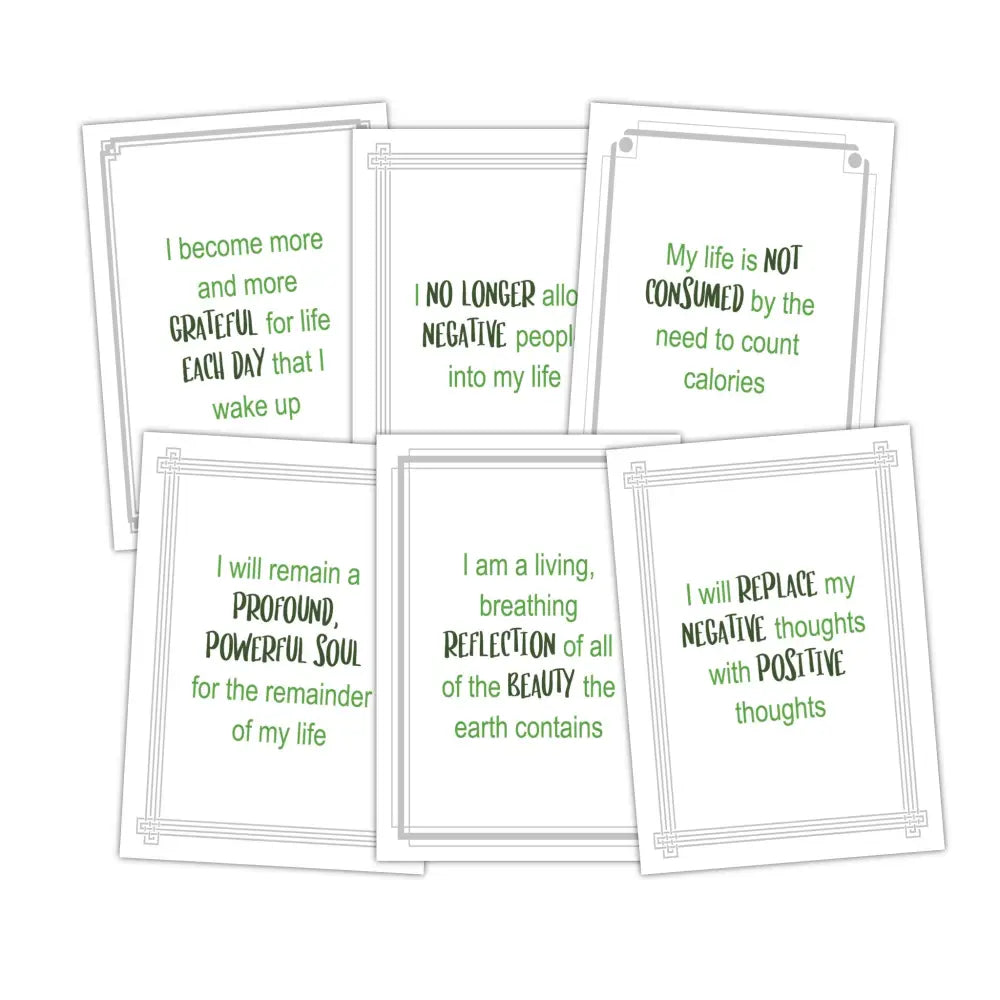 Healing Affirmations 36-Card - Plr Card Deck Business Templates