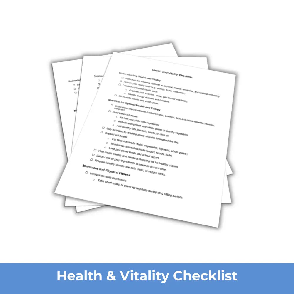 Health & Vitality - A Better Me PLR Course PLR Reports