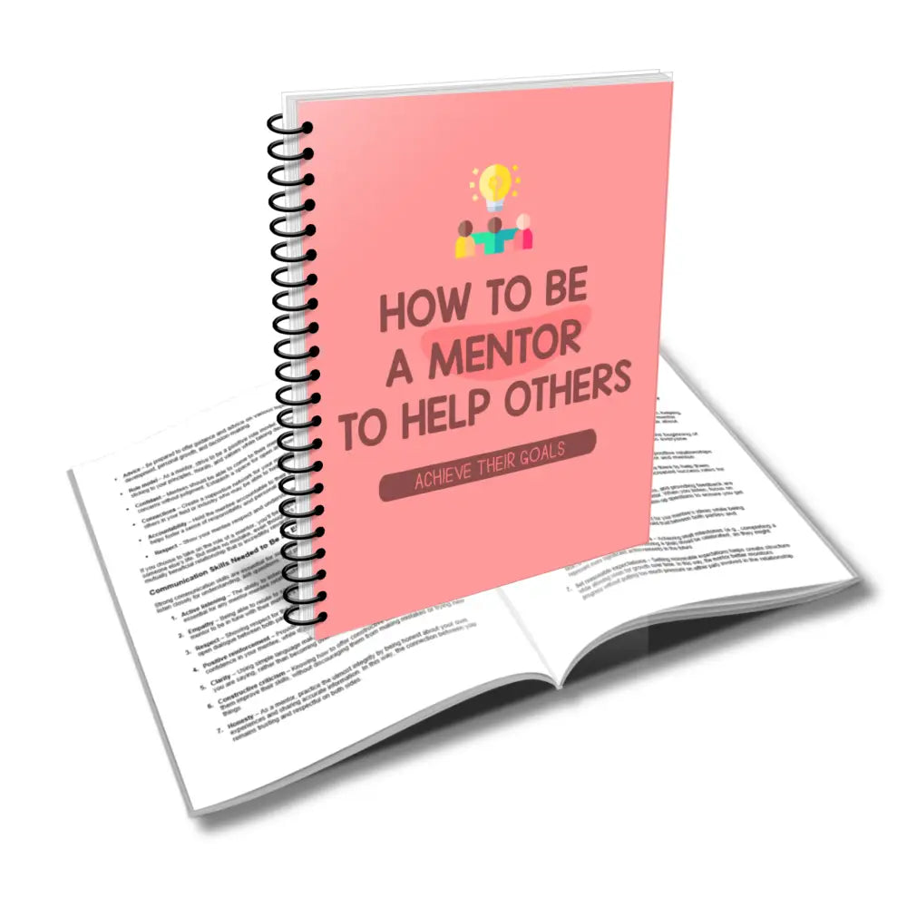 How to be a mentor to help others achieve their goals plr report
