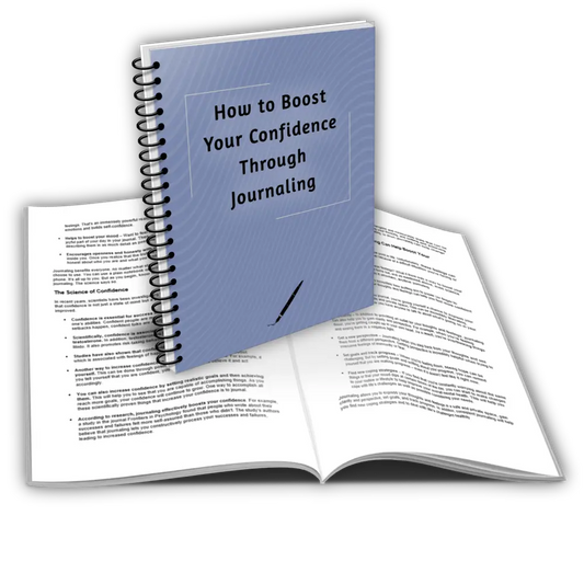 how to boost confidence through journaling commercial use report