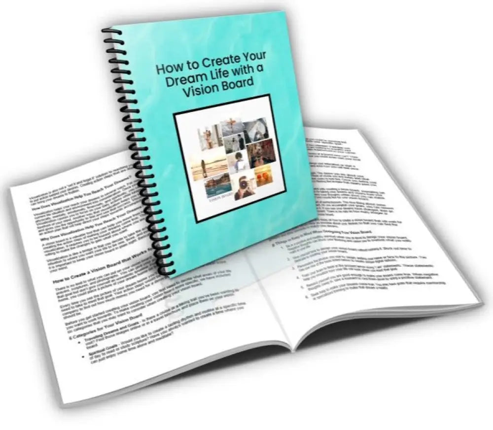 How To Create Your Dream Life With A Vision Board Plr Report - Personal Development Content Private