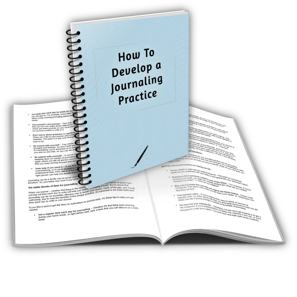 how to develop a journaling practice report private label rights