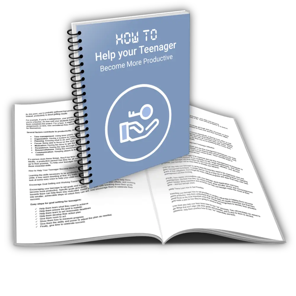 how to help your teenager become more productive brandable report