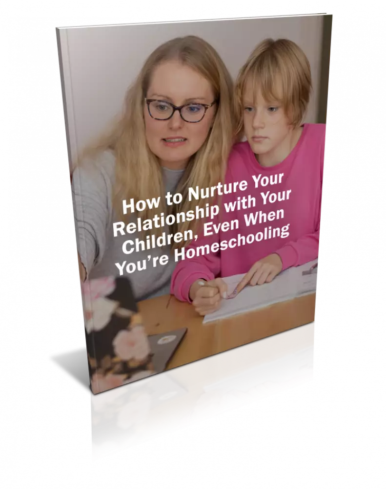 how to nurture your relationship with your children, even when you're homeschooling report commercial use