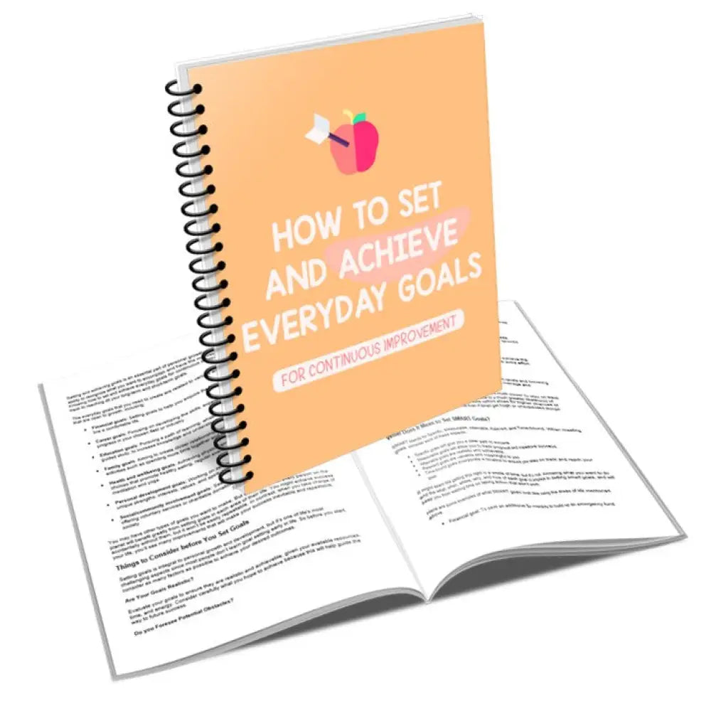 How to Set and Achieve Everyday Goals Report PLR