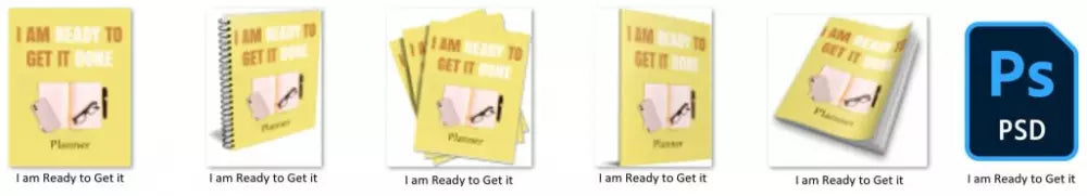 I Am Ready To Get It Done 365-Day Printable Planner Plr Planners