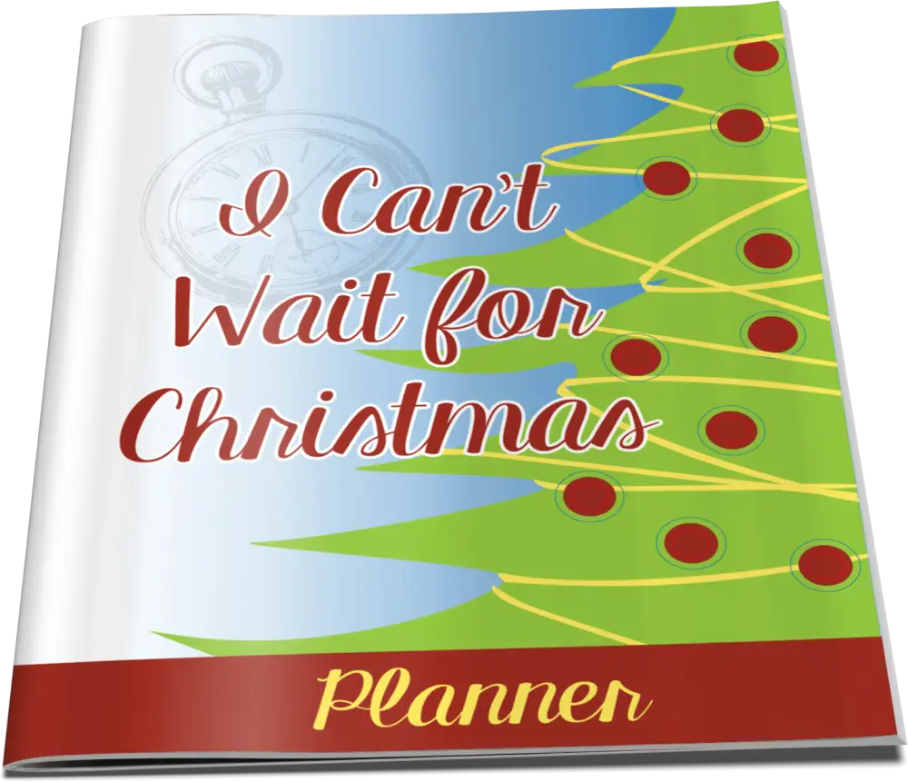 I Cant Wait For Christmas Plr Planner Printable Planners
