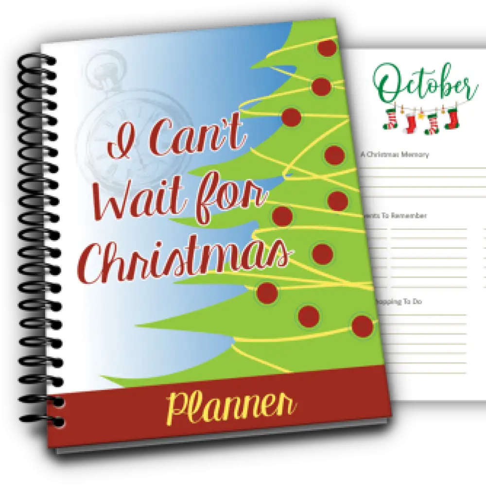 I Cant Wait For Christmas Plr Planner Printable Planners