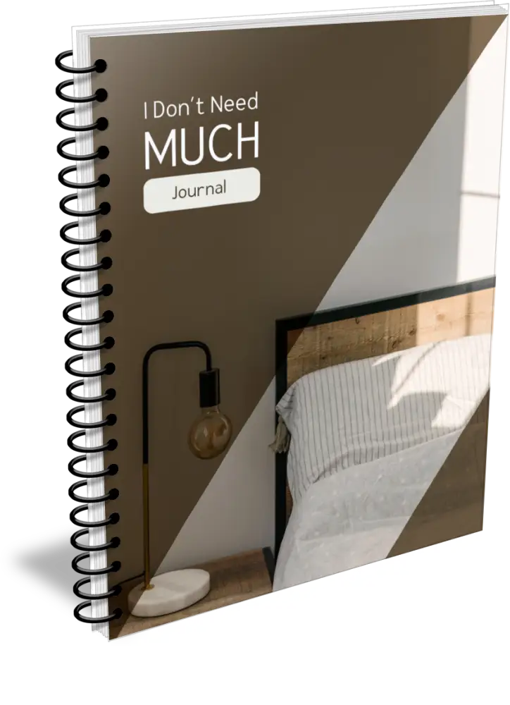 I don't need much minimalism plr journal