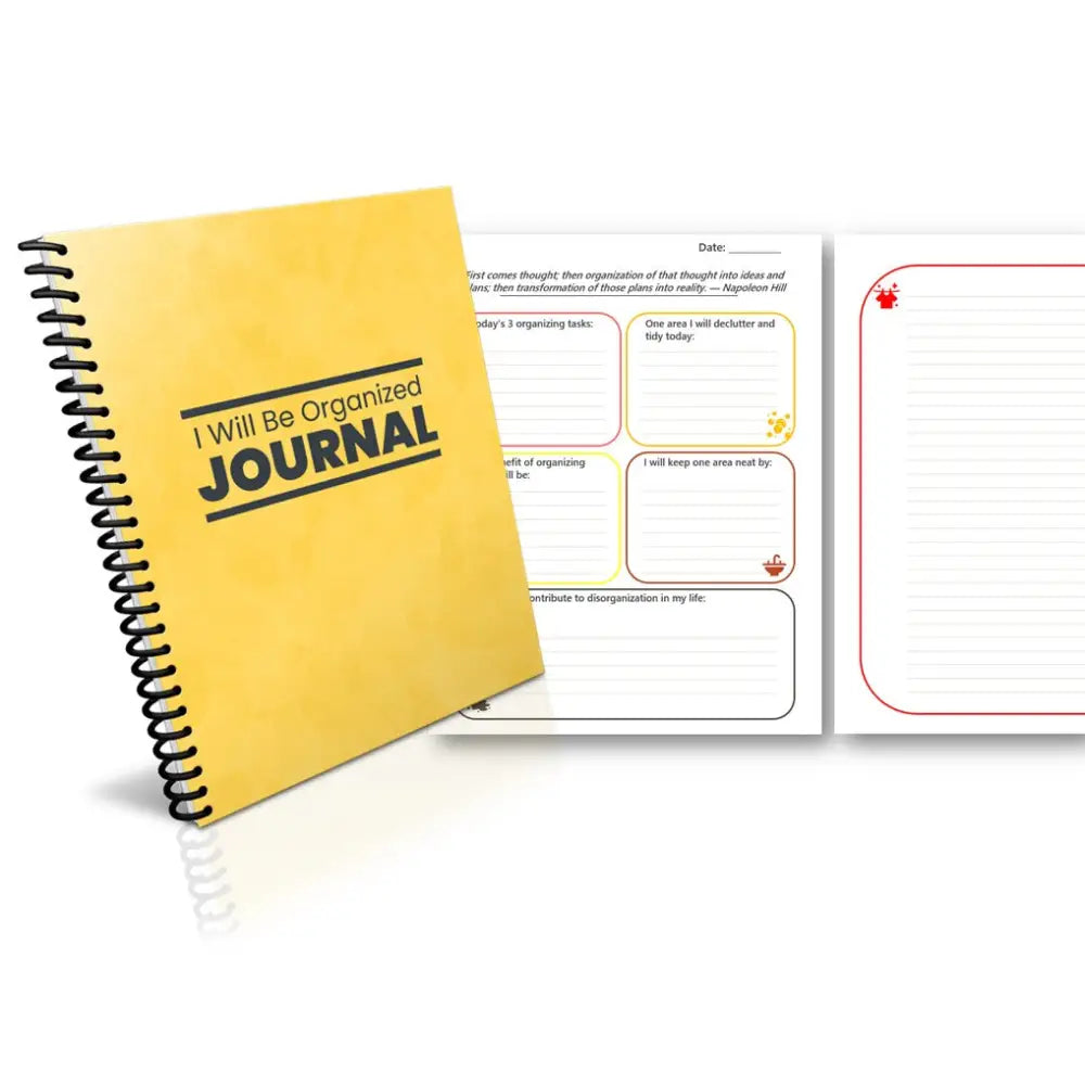 i will be organized done for you journal