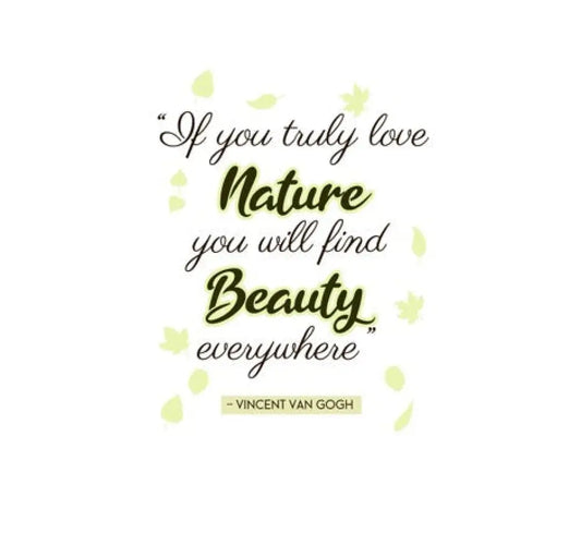 If You Truly Love Nature Plr Poster Graphic - For Print-On-Demand Wall Art And More Printable