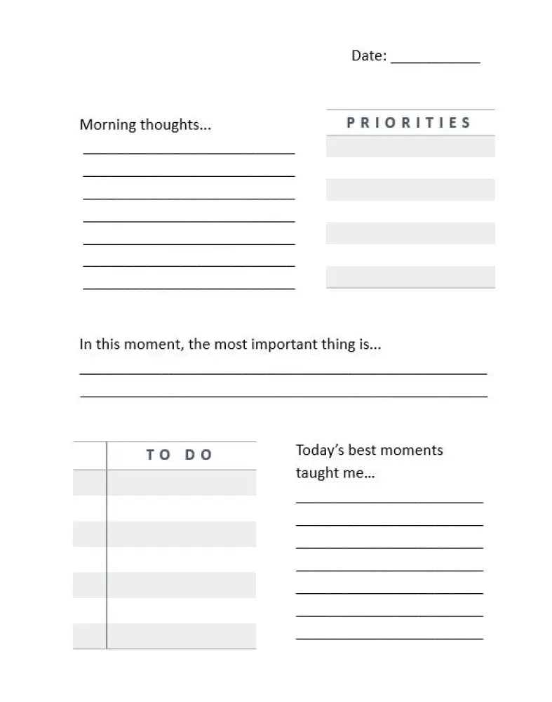 living in the moment private label rights planner