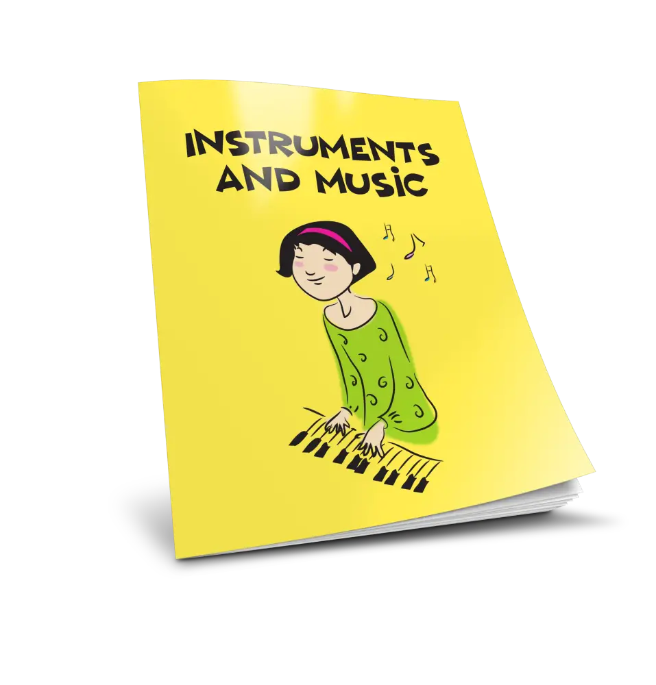 Instruments and Music PLR Activity Book