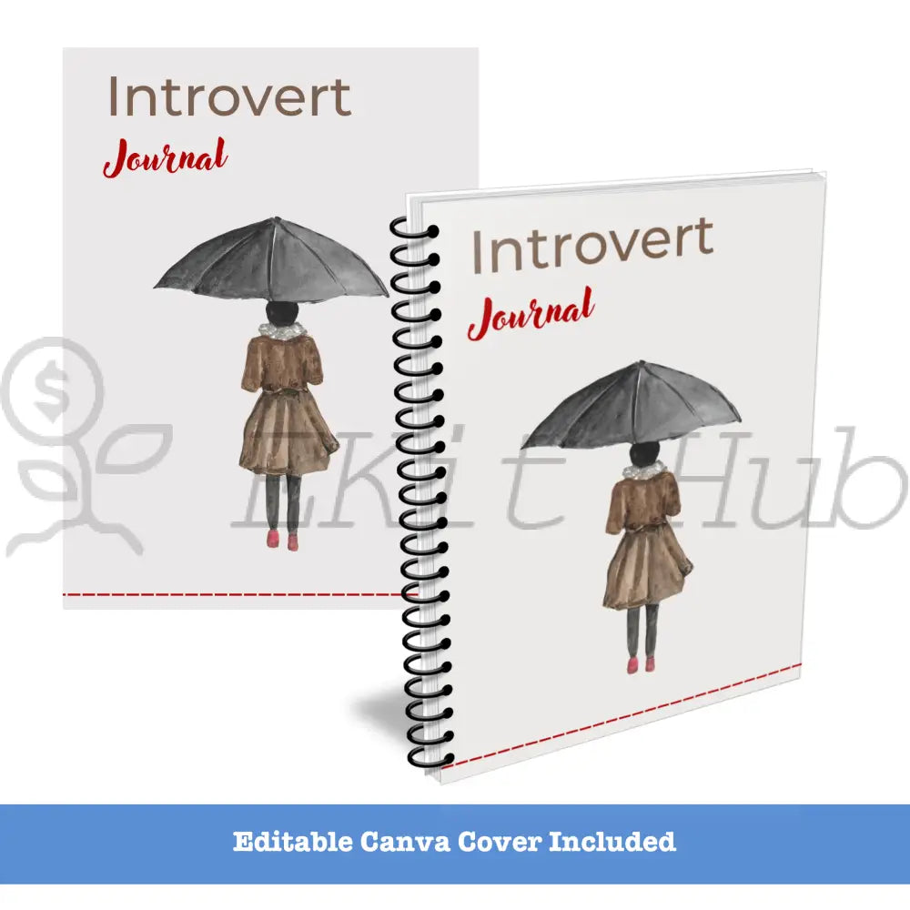 Introvert - Printable Canva Plr Journal Templates