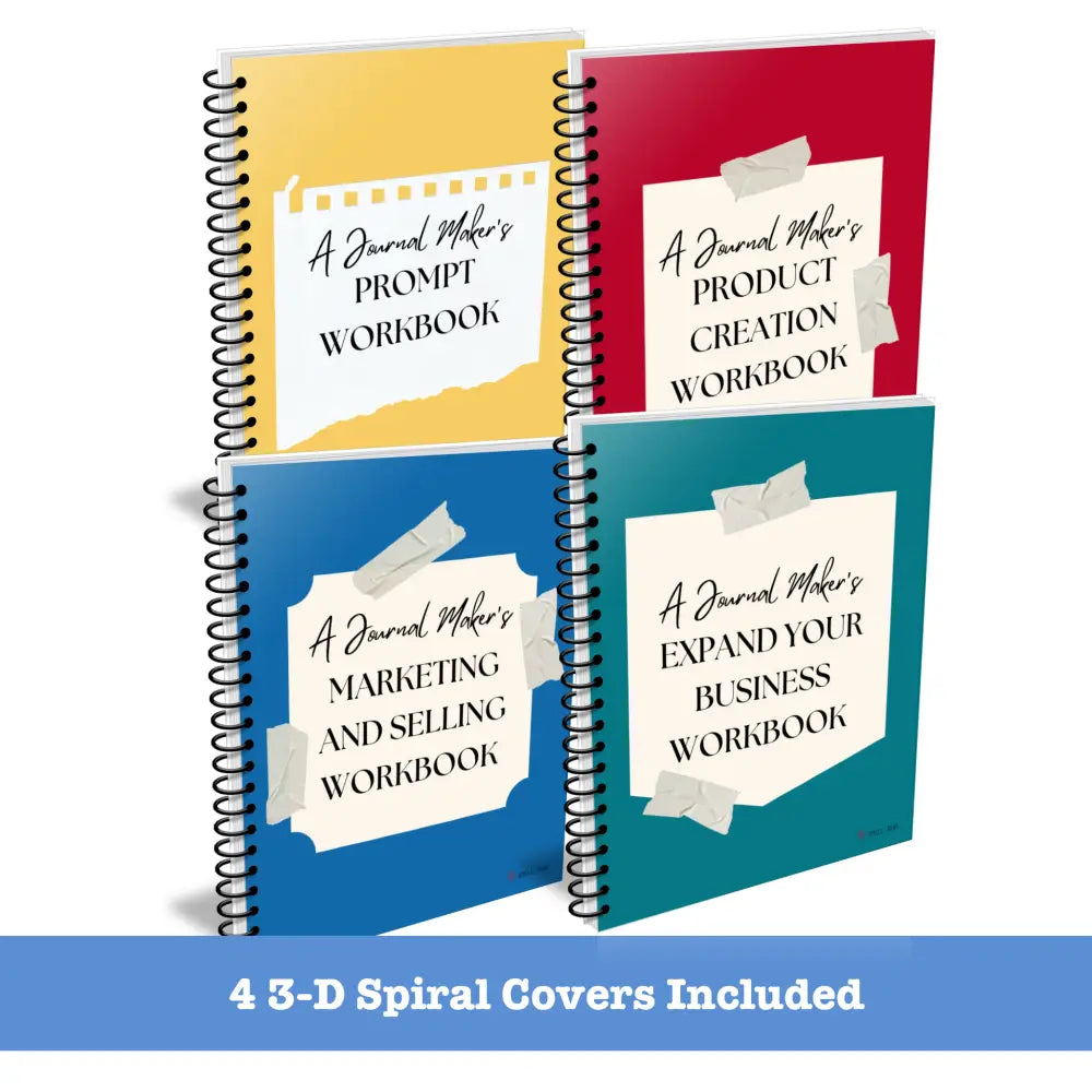 Journal Maker’s Workbook Bundle - Customizable With Plr Rights Business Templates