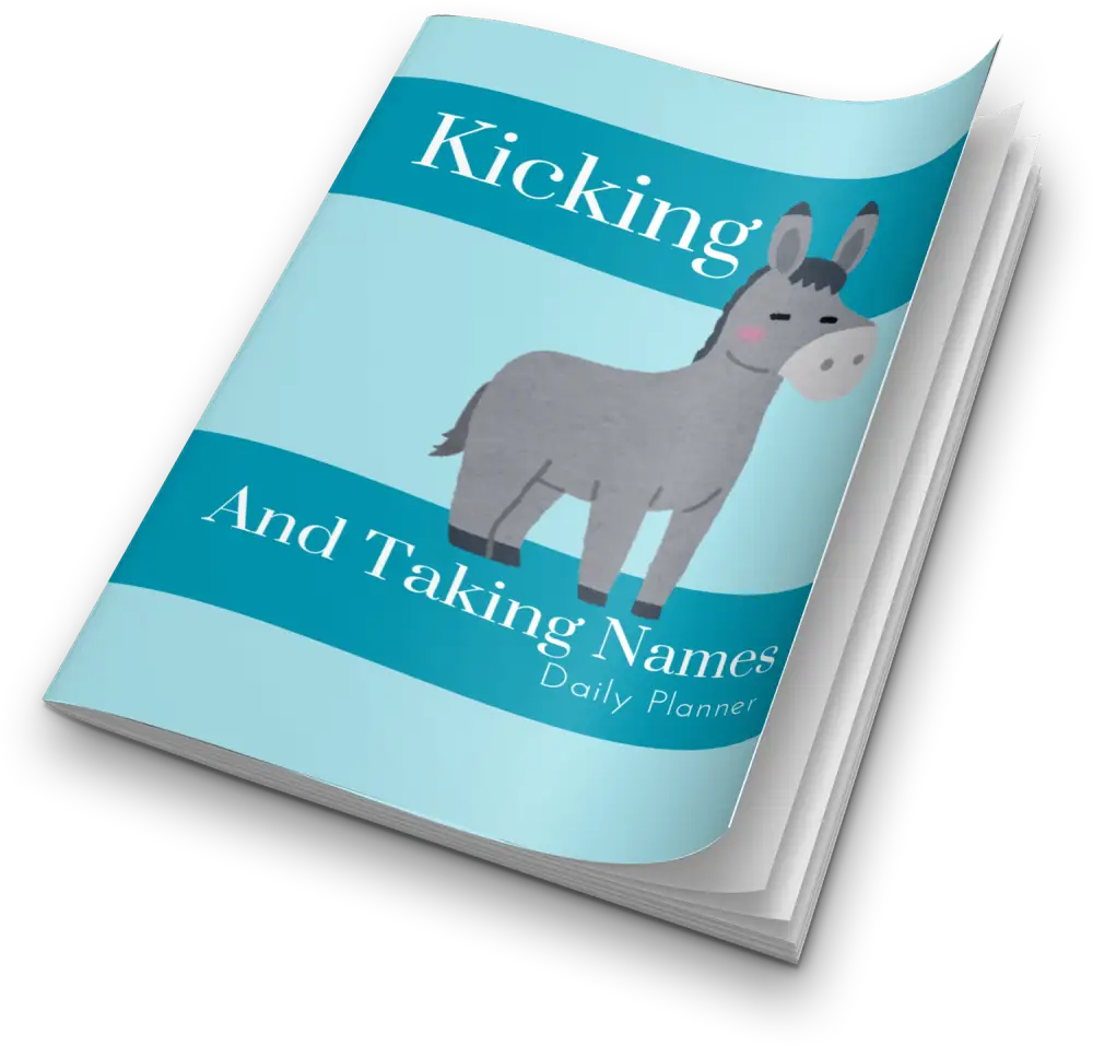 ’Kicking And Taking Names’ Plr Planner Printable Planners