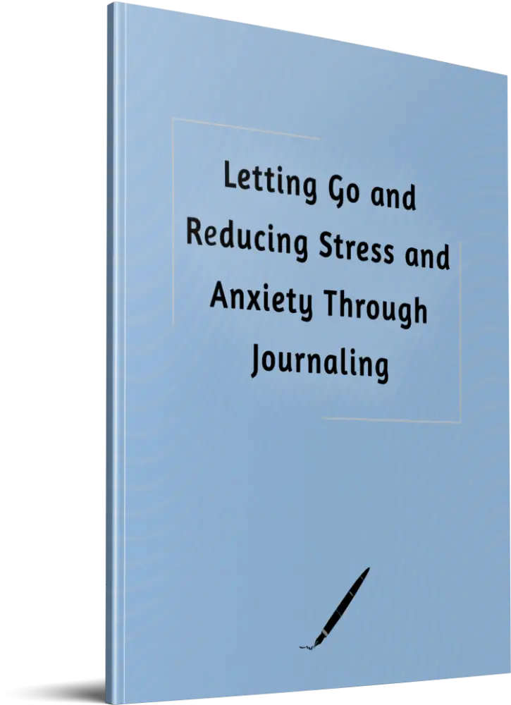 letting go and reducing stress and anxiety through journaling commercial use report