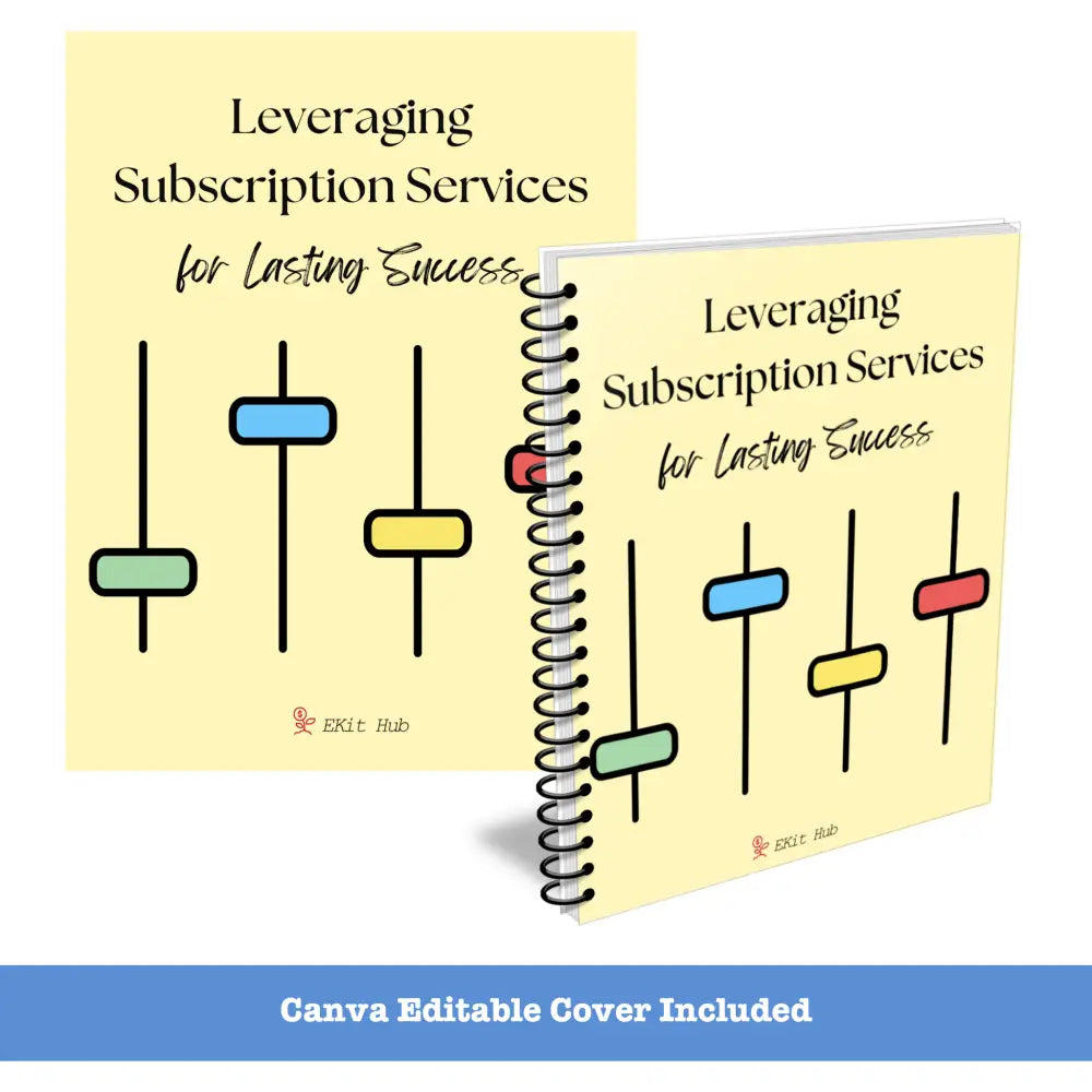 Leveraging Subscription Services For Success Guide + Templates Business