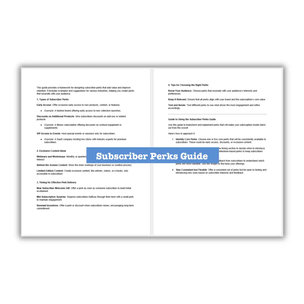 Leveraging Subscription Services For Success Guide + Templates Business