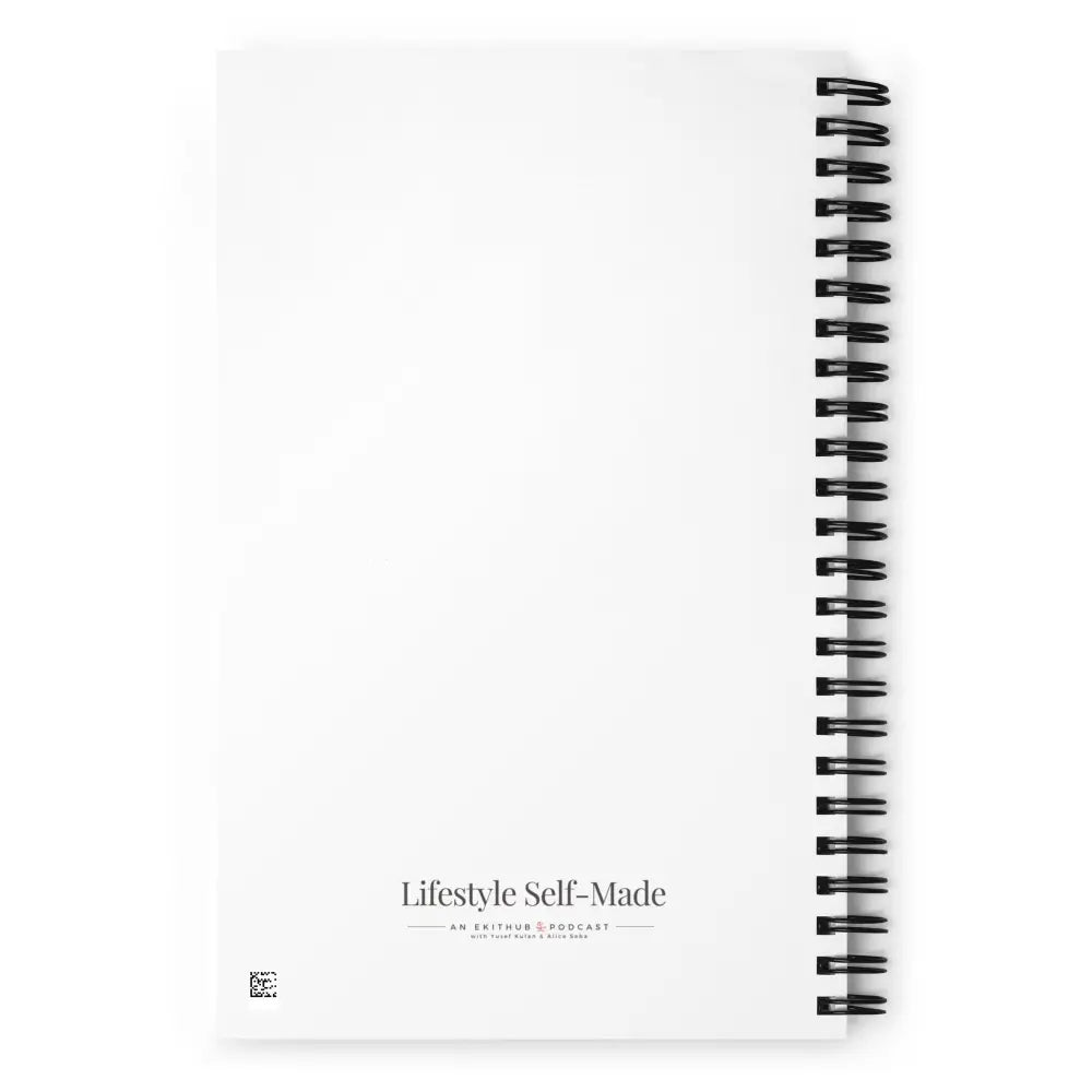 #Lifestyleselfmade Spiral Notebook - Entrepreneur’s Journal