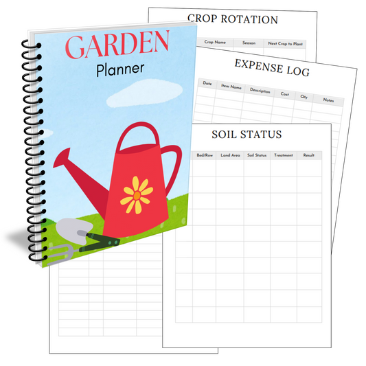Premium Garden Planner PLR - with Canva Template