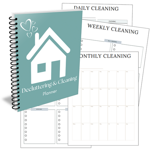 Premium Decluttering and Cleaning PLR Planner - with Canva Template